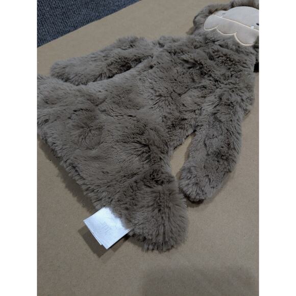 Slumberkins Bigfoot Yeti Snuggler Plush Brown Lovey Blanket Soft 14” - Picture 2 of 11